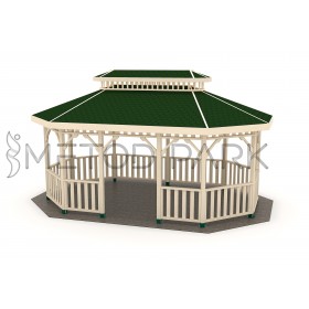 19 K Ahşap Boyalı Oval Kamelya